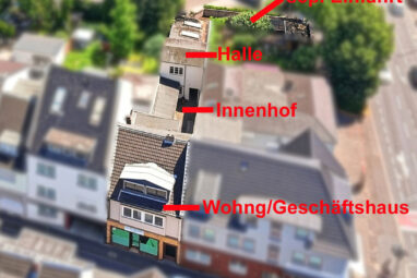 Wohn- Geschäftshaus, Lagerhalle und separater Anlieferung – vielfältige Nutzungsmöglichkeiten